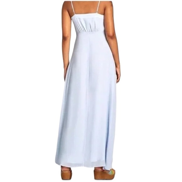 ModCloth Gotta Look The Party Light Blue Maxi Dress Size 22 NWT - Picture 2 of 8